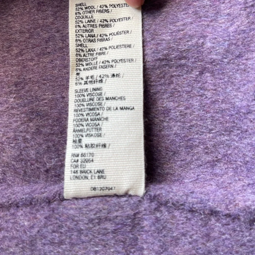 FREE PEOPLE Adore You Wool Coat sz Large - Picture 4 of 4